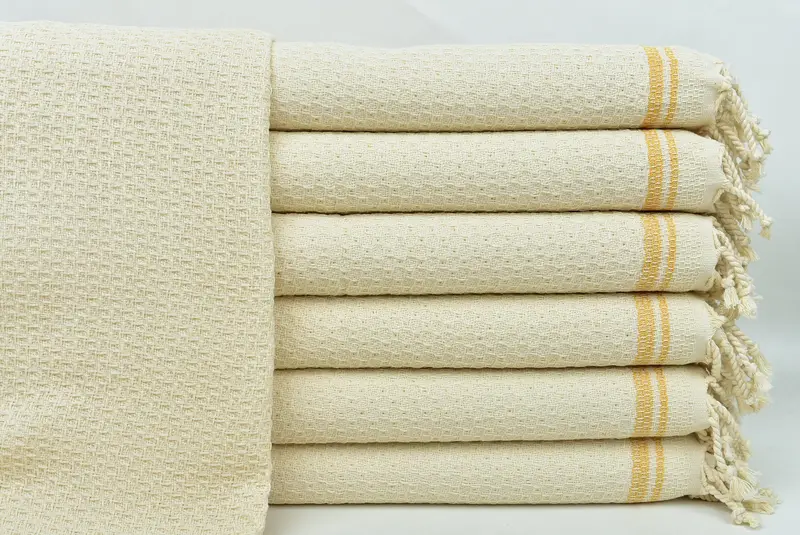 38x18 pamuklu çizgili havlu, kişiselleştirilmiş bulaşık havlu, nedime hediyeleri, iyilik için düğün, nakış havlusu, monogram el havlu, erkek arkadaş hediyesi - 1
