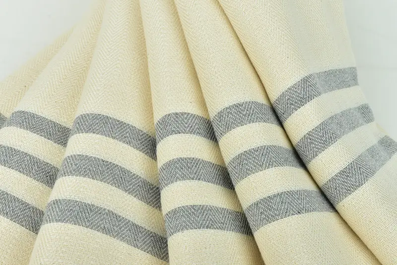 70x40 Cotton Striped Towel, Antibacterial Turkish peshtemal towel, Custom Gift, Bridesmaid Gift Towel, Thin towel, Bachelorette Party Favors Beach - 5