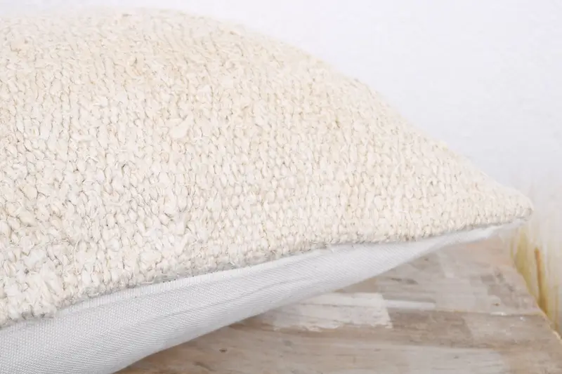 Antique Pillows, Lounge Throw Cushion, 12x20 White Pillow Sham, Office Chair Cushion Case, Home Decor Pillow, Cushion Case, Kilim Pillow Cover - 6