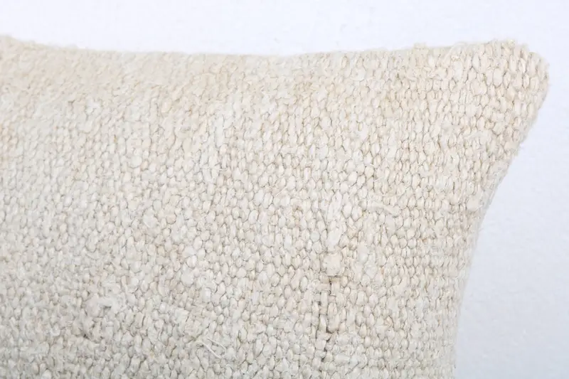 Antique Pillows, Lounge Throw Cushion, 12x20 White Pillow Sham, Office Chair Cushion Case, Home Decor Pillow, Cushion Case, Kilim Pillow Cover - 5