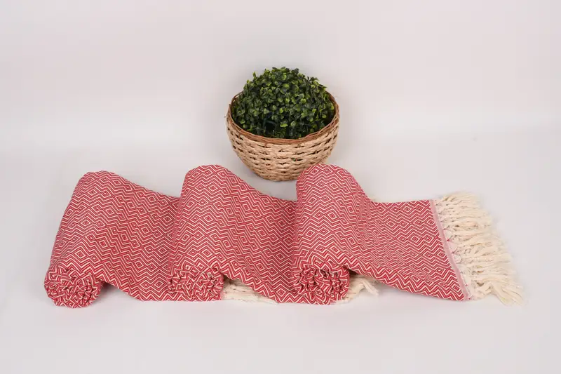 Best Friend Wedding Gift, Bath towel, Quick-dry peshtemal, Oversized Beach Towel, 70x38 Cotton Diamond Towel, Cotton towel, Boyfriend Christmas Gift - 8
