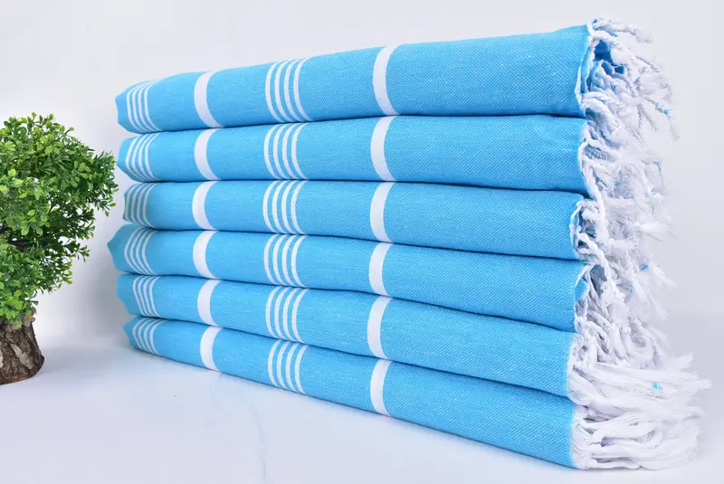 Soft towel, Beach Bachelorette Party Decorations, Travel towel, Bachelorette Party Decorations, 70x40 Cotton Striped Towel, Gift For Best Friend - 3