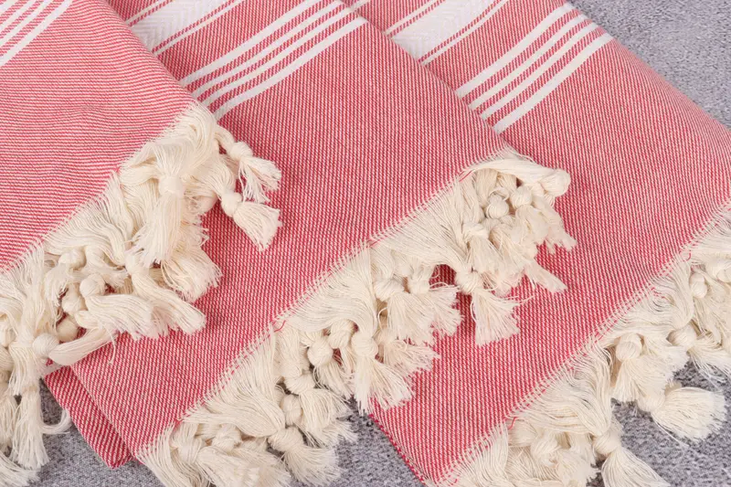Family Gift, Embroidered Beach Towel, Travel Towel, Peshtemal Towel, Bath towel, Custom Bath Towel, 70x40 Cotton Herringbone Towel, Custom Gift - 5
