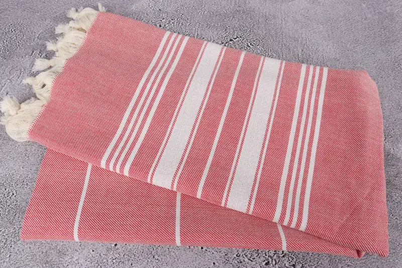 Family Gift, Embroidered Beach Towel, Travel Towel, Peshtemal Towel, Bath towel, Custom Bath Towel, 70x40 Cotton Herringbone Towel, Custom Gift - 6