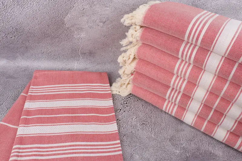 Family Gift, Embroidered Beach Towel, Travel Towel, Peshtemal Towel, Bath towel, Custom Bath Towel, 70x40 Cotton Herringbone Towel, Custom Gift - 2