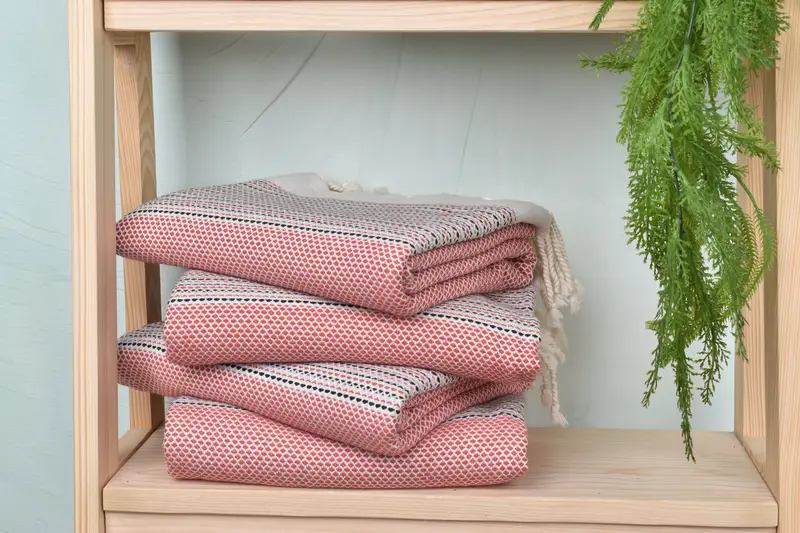 Bridal Shower Gift, Personalize Gift, Yoga Towel, Embroidery Towel, Spa Towel, Beach Towel Bulk, 70x40 Cotton Diamond Towel, Turkish Towel Beach - 7