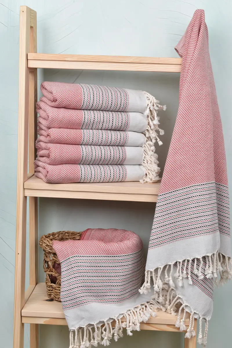 Bridal Shower Gift, Personalize Gift, Yoga Towel, Embroidery Towel, Spa Towel, Beach Towel Bulk, 70x40 Cotton Diamond Towel, Turkish Towel Beach - 3
