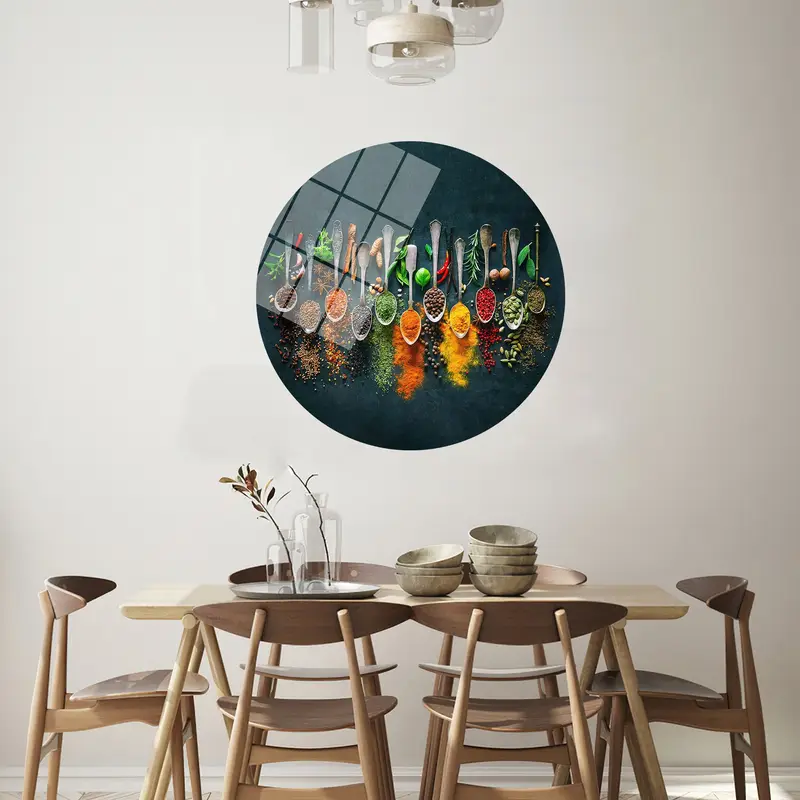 Elegant Spices Canvas Print: Vibrant Indian Spices Artwork