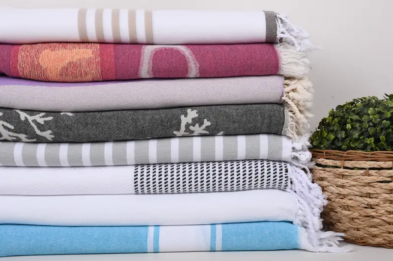 Custom Name Towel, 70x40 Cotton Set of 8 Towel, Personalized Gift For Her, Custom Gift, Bachelorette Party Gift, Lightweight Turkish towel - 2