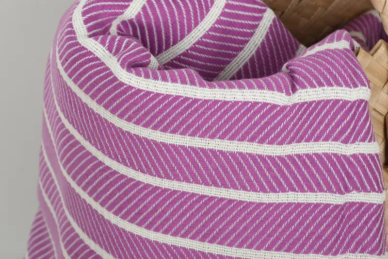 Valentines Gift, Summer Towel, Wedding Anniversary Gift, 70x40 Bamboo Herringbone Towel, Beach towel, Personalized Gift, Bachelorette Party Favors - 8