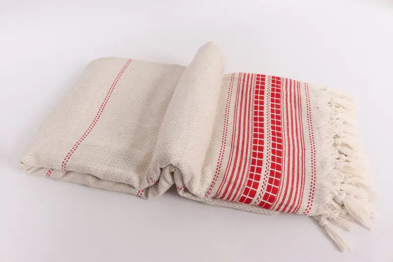 Monogram Blanket, Woven Throw Blanket, Employee Gifts, 96x94 Linen Striped Towel, Bridesmaid Gifts, Bachelorette Party Gifts For Bride - 6