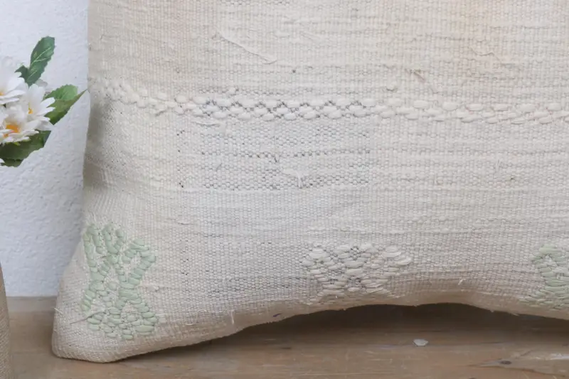 Home Decor Pillow, Yoga Pillow Case, 18x18 Beige Pillow Sham, Accent Throw Pillow Cover, Vintage Pillow, Interior Designer Pillow, Pillow - 3
