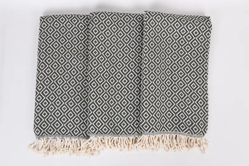 Bachelor Gifts, Turkish Bath Towel Set, Custom Gift, Custom Turkish Towel, 70x40 Cotton Diamond Towel, Bridesmaid Favors, Thin towel, Holiday Towel - 7