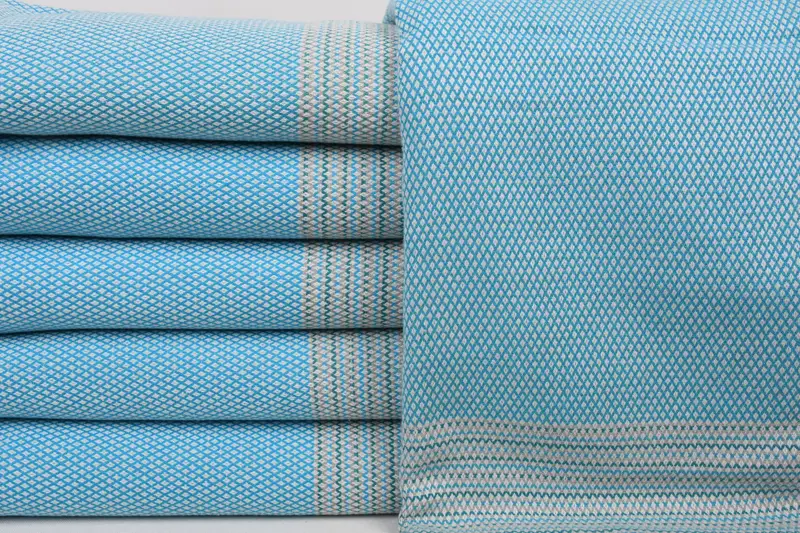 Personalized Towel, Sand-resistant Turkish towel for travel, Customized Towels, 64x40 Cotton Striped Towel, Bachelor Gifts, Hammam towel - 1