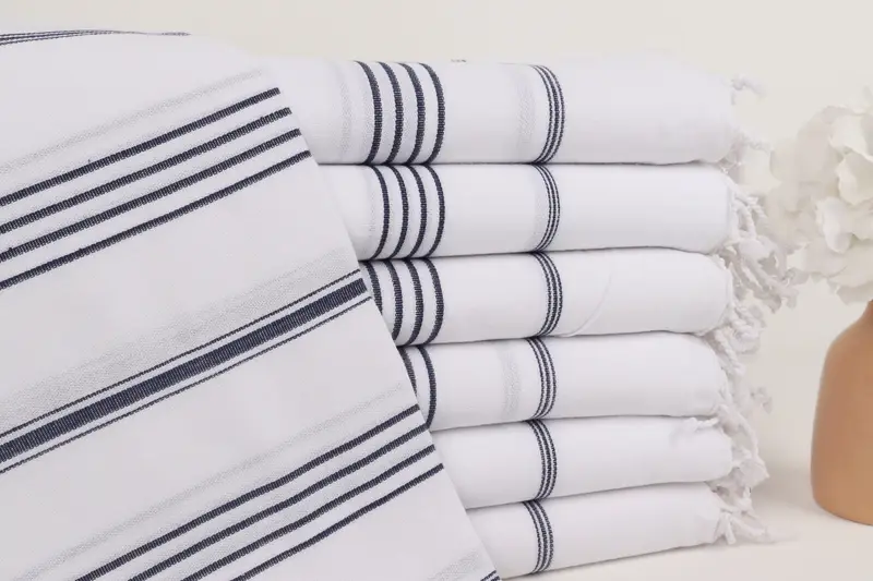 Beach towel, Monogram Turkish Towel, 70x40 Cotton Striped Towel, Turkish towel, Traditional Turkish peshtemal for hammam, Best Friend Gift Ideas - 1