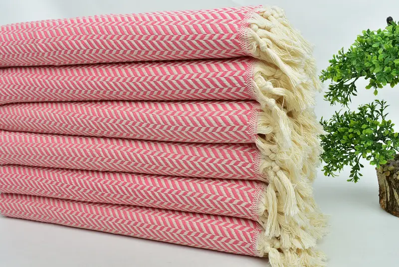 Monogram Kitchen Towel, Personalized Dish Towel, Wedding Gift, 36x18 Cotton Chevron Towel, Summer Gift, Handmade Gift, Bachelor Party Gifts - 3