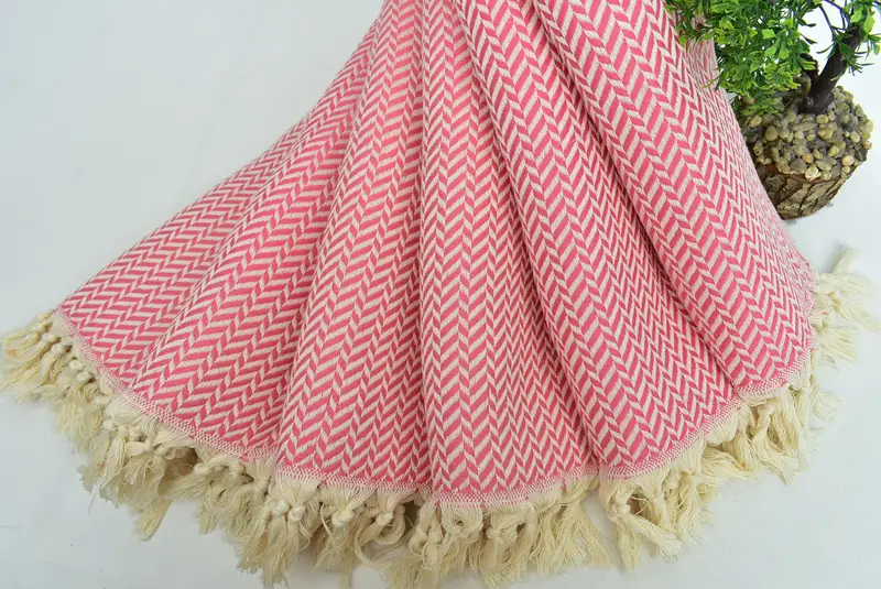 Monogram Kitchen Towel, Personalized Dish Towel, Wedding Gift, 36x18 Cotton Chevron Towel, Summer Gift, Handmade Gift, Bachelor Party Gifts - 4