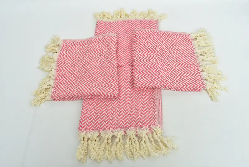 Monogram Kitchen Towel, Personalized Dish Towel, Wedding Gift, 36x18 Cotton Chevron Towel, Summer Gift, Handmade Gift, Bachelor Party Gifts - 6