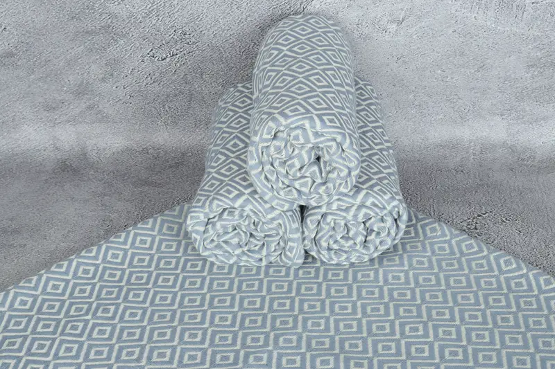 Custom Gift, Scarf Towel, Personalized Bridesmaid Gift, Gym Towel, 70x40 Cotton Diamond Towel, Organic Turkish towel, Gift Towel, Custom Bath Towel - 7