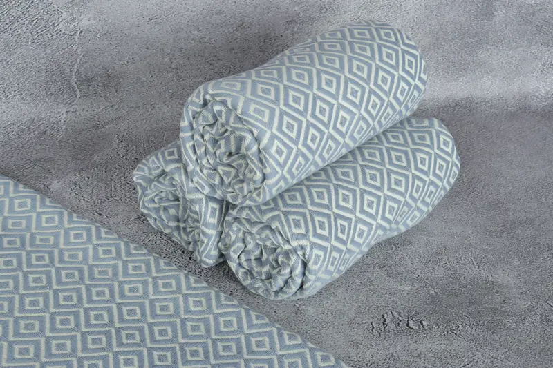 Custom Gift, Scarf Towel, Personalized Bridesmaid Gift, Gym Towel, 70x40 Cotton Diamond Towel, Organic Turkish towel, Gift Towel, Custom Bath Towel - 8