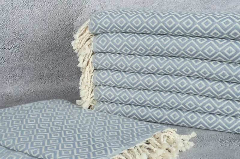 Custom Gift, Scarf Towel, Personalized Bridesmaid Gift, Gym Towel, 70x40 Cotton Diamond Towel, Organic Turkish towel, Gift Towel, Custom Bath Towel - 2