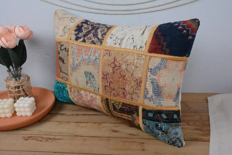 16x24 Red Cushion, Handwoven Pillow Sham, Turkish Pillow, Outdoor Pillow, Pillow, Wholesale Cushion, Kilim Pillow Cover, Home Decor Pillow - 4