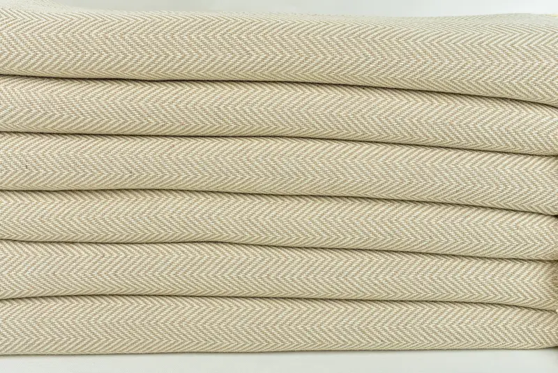 Monogram Turkish Towel, Sand-Resistant Peshtemal, Custom Gift, Bridal Shower Favors, Bachelor Gift, 70x40 Cotton Herringbone Towel, Summer Towel - 2