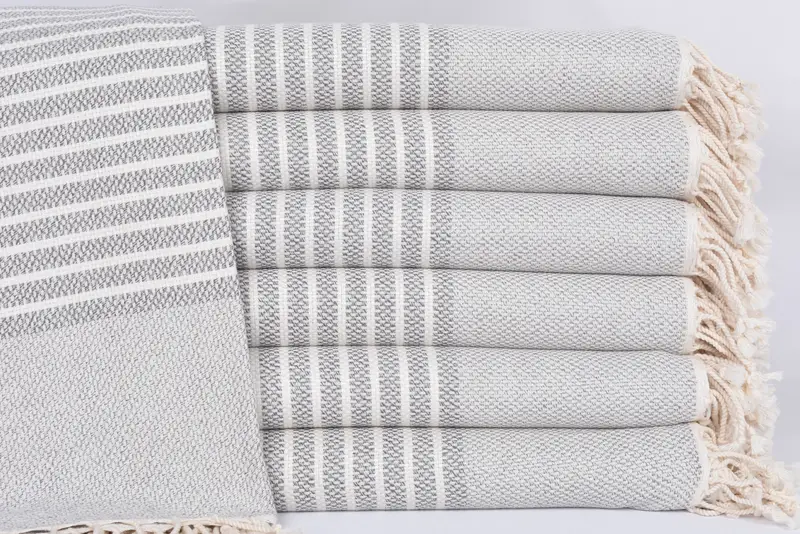 Özel Hediye, En İyi Düğün Hediyesi, Türk Banyo Havlusu, Düğün Hediyeleri Havlu, Özel Havlu Plajı, 76x40 Pamuklu Çizgili Havlu, Favor için Düğün