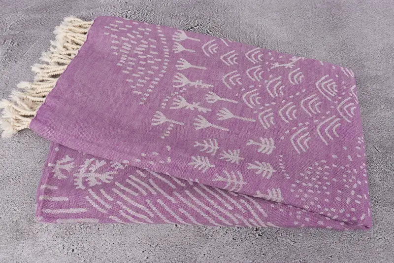 68x40 Cotton Mountain Design Towel, Turkish hand towel, Kids Beach Towel, Bachelorette Party Gifts Bridesmaids, Gym Towel, Absorbent Turkish towel - 7