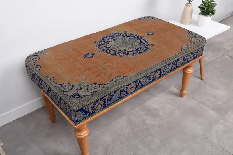 Kilim-Inspired Ottoman, Modular Sofa Set with Storage