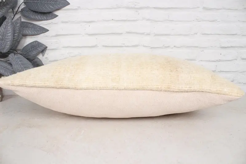 Bohemian Cushion Cushion Case, Kilim Cushion Sham, 16x24 Beige Pillow, Antique Pillows, Indoor Pillow, Cushion Case, Gift Pillow - 5