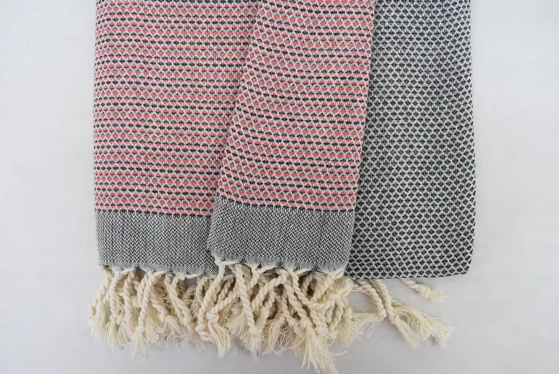 Gift For Mom, Personalized Gifts, 70x40 Cotton Geometric Towel, Turkish Bath Towel Set, Quick-dry peshtemal, Family Gift Basket, Best Beach Towel - 4