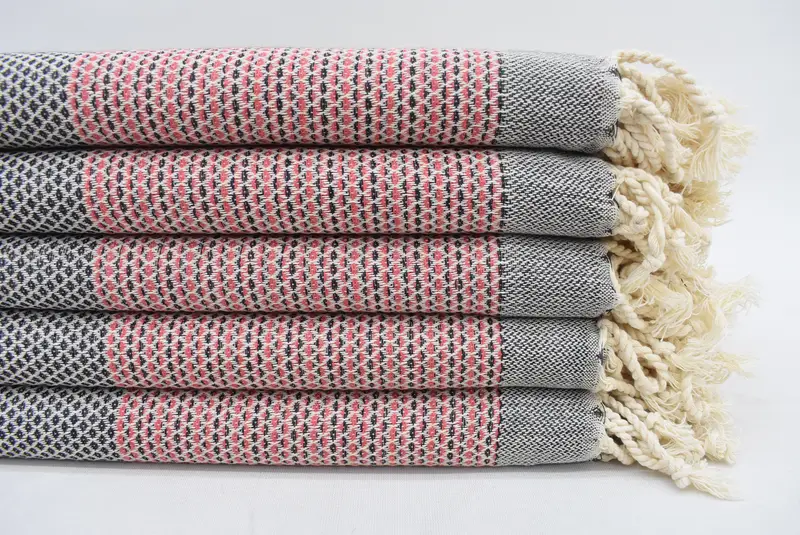 Gift For Mom, Personalized Gifts, 70x40 Cotton Geometric Towel, Turkish Bath Towel Set, Quick-dry peshtemal, Family Gift Basket, Best Beach Towel - 2