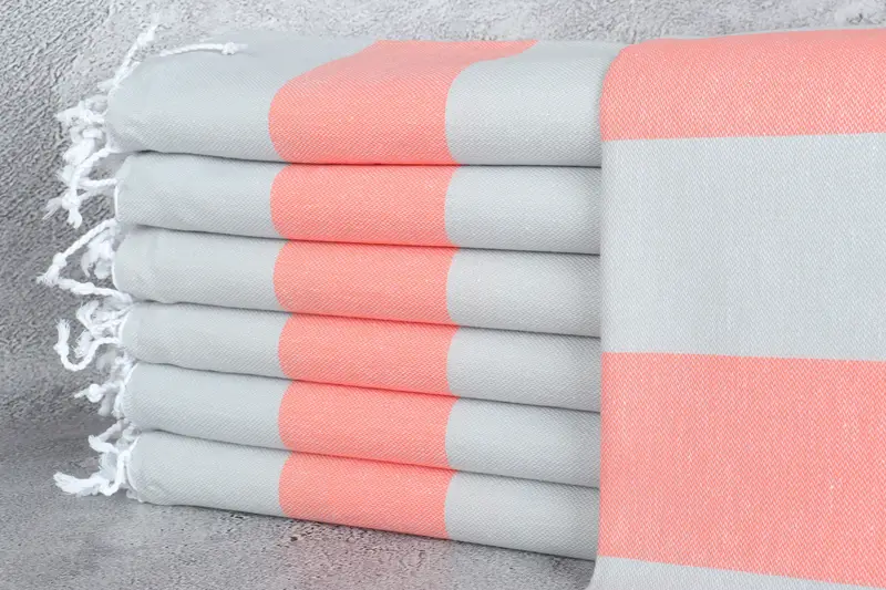Gift For Coworker, Home Decor Gifts, Quick-dry towel, 70x40 Cotton Striped Towel, Organic towel, Friends Beach Towel, Personalized Home Gift Wedding - 1