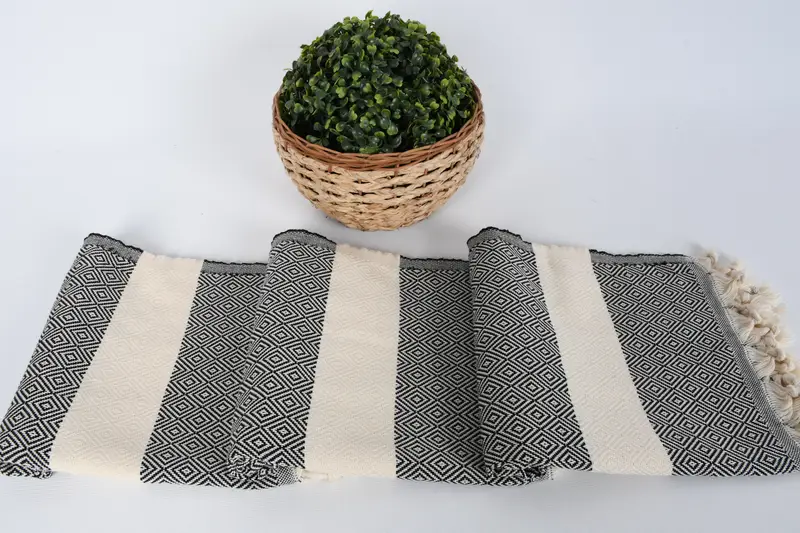 36x20 Baumwolldiamanttuch, personalisiertes Handtuch, Monogrammküchentuch, Hochzeit für Gunst, türkisches Handtuch, Weihnachtsgeschenke, handgefertigtes Geschenk - 8