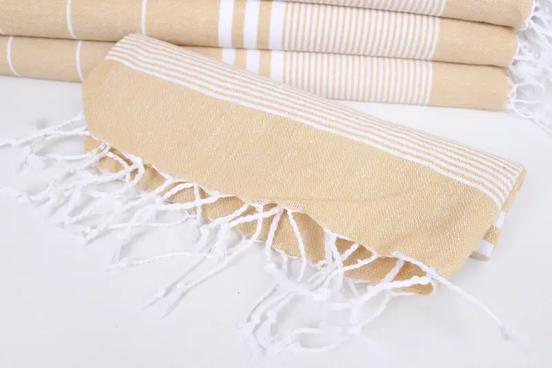 Custom Hand Towel, Monogrammed Hand Towel, Wedding Gift Kitchen Towel, Wedding Gift, Bridesmaid Favors, Gift For Her, 40x24 Cotton Striped Towel - 4