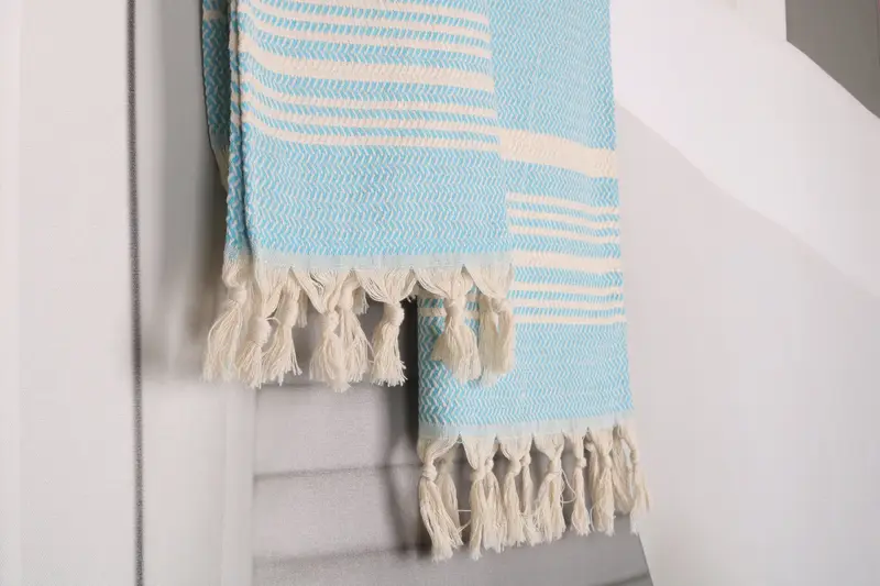 Personalized Gifts, Wedding Favors, 40x18 Cotton Striped Towel, Spa Towel, Personalized Gift For Her, Custom Wedding Gifts, Monogrammed Hand Towel - 4