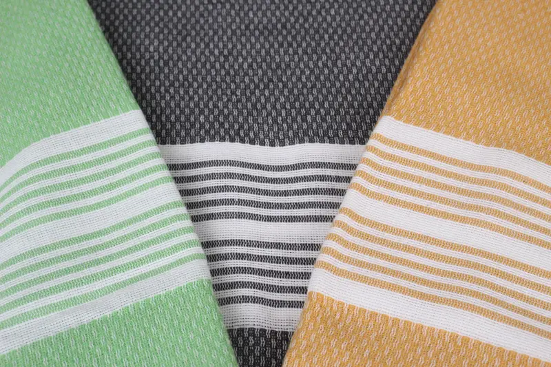 Personalized Gift, Lightweight Turkish towel, Hammam Towel USA, Scarf Towel, Gym Towel, 70x40 Cotton Striped Towel, Personalised Gift, Handmade Gift - 3