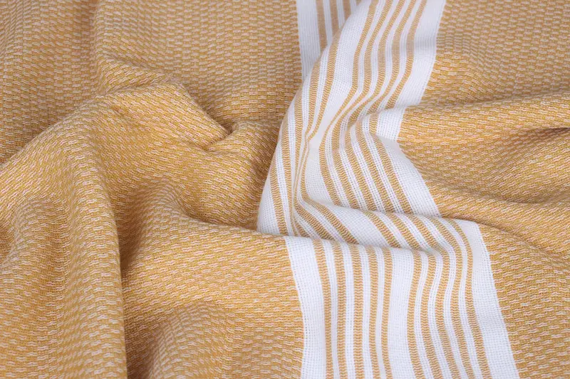 Personalized Gift, Lightweight Turkish towel, Hammam Towel USA, Scarf Towel, Gym Towel, 70x40 Cotton Striped Towel, Personalised Gift, Handmade Gift - 6