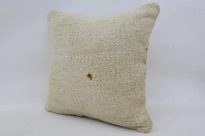 Outdoor Cushion, Pillow for Couch, Gift Pillow, Kilim Cushion Sham, Pillow Cover, 16x16 White Pillow Case, Armchair Cushion Case - 3