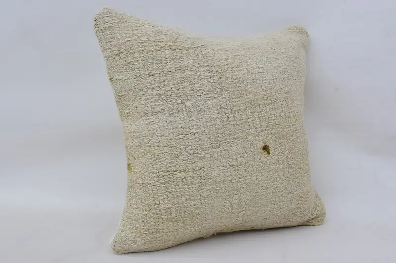 Outdoor Cushion, Pillow for Couch, Gift Pillow, Kilim Cushion Sham, Pillow Cover, 16x16 White Pillow Case, Armchair Cushion Case - 2