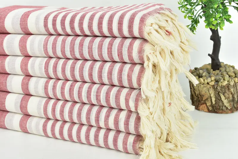 Absorbent towel, Monogrammed Beach Towel, Decorative Towel, 70x40 Cotton Striped Towel, Towel With Name, Bachelorette Party Gifts, Bridal Gifts - 3