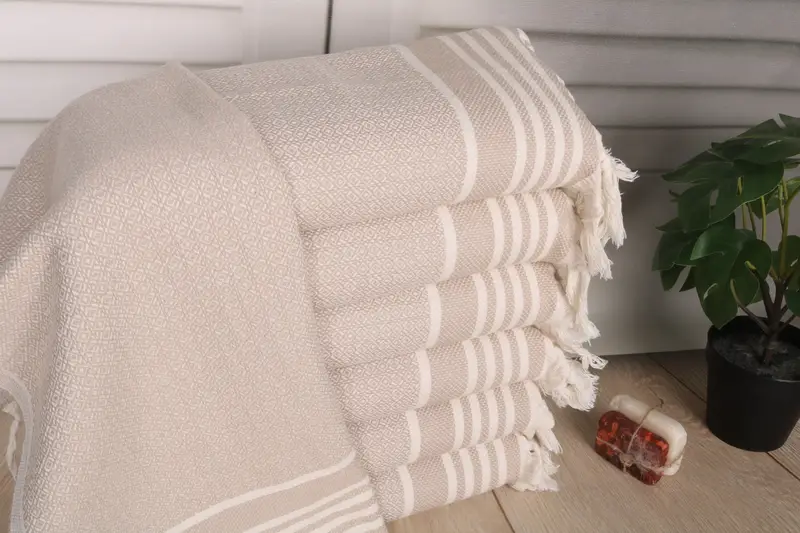 Monogram Towels, Personalized Hand Towel, Bathroom Towel, 32x16 Cotton Diamond Towel, Personalized Kitchen Towel, Turkish Towel Hand Towel - 1