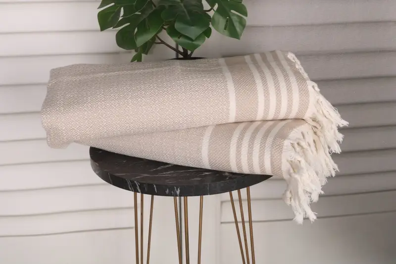 Monogram Towels, Personalized Hand Towel, Bathroom Towel, 32x16 Cotton Diamond Towel, Personalized Kitchen Towel, Turkish Towel Hand Towel - 3
