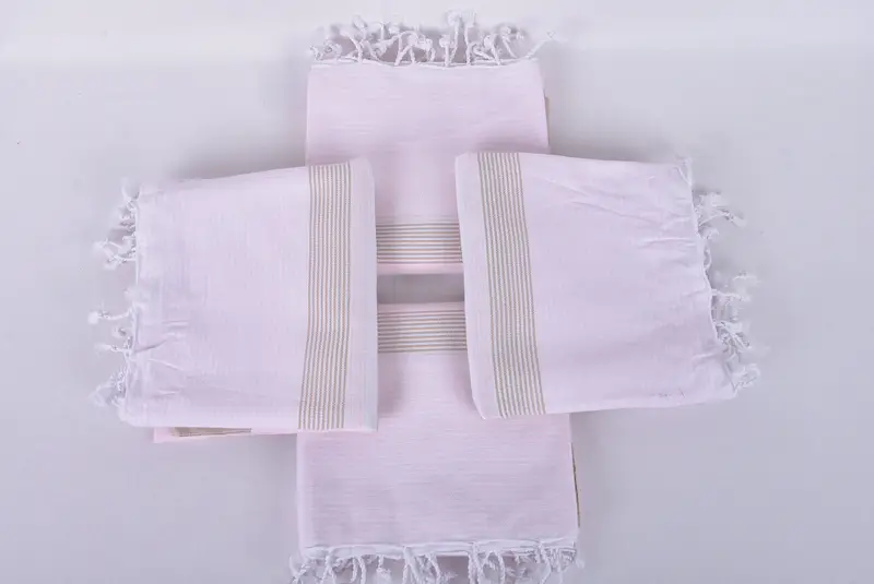 Bachelor Gift, Handmade Gift, Turkish hand towel, Yoga Towel, Custom Wedding Gift From Bridesmaid, Wedding Gifts Towel, 68x40 Cotton Striped Towel - 6