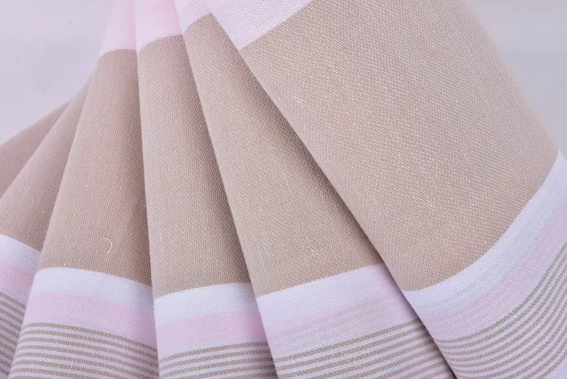 Bachelor Gift, Handmade Gift, Turkish hand towel, Yoga Towel, Custom Wedding Gift From Bridesmaid, Wedding Gifts Towel, 68x40 Cotton Striped Towel - 5