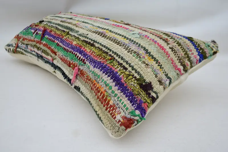 Geometric Embroidered Throw Pillow, 12x24 Inches Size Pillow - 6