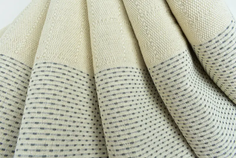 Organic Tea Towel, 40x20 Cotton Polka Dot Towel, Wedding Gift, Wedding Gift Kitchen Towel, Turkish Tea Towel, Family Gift, Turkish Hand Towel - 5
