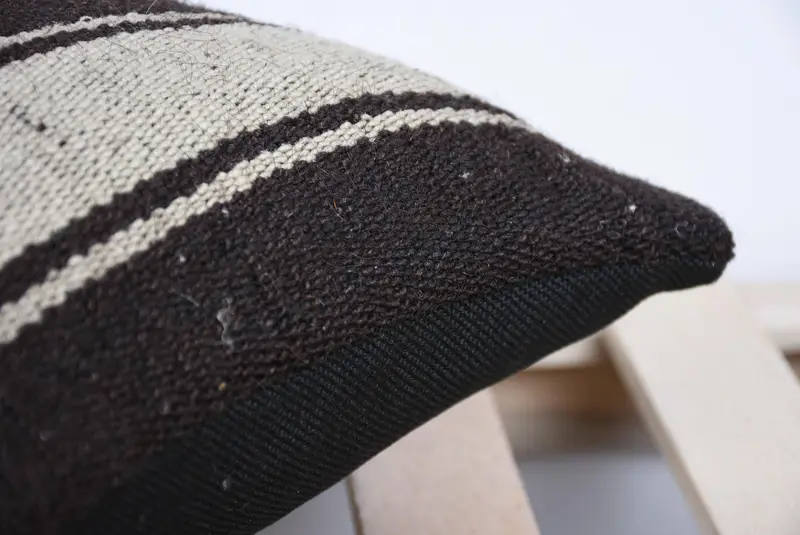 Wholesale Pillow, Throw Kilim Pillow, Yoga Pillow Cover, Sofa Pillow, Gift Pillow, Cushion Case, 12x12 Black Pillow Cover, Handmade Kilim Cushion - 7