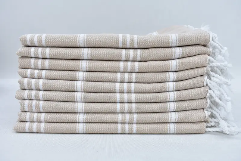 Organic Towel, Best Friend Wedding Gift, Boyfriend Gift, Bathroom Towels, Baby Boy Gift, 40x24 Cotton Striped Towel, Wedding Favors, Wedding Gift - 6